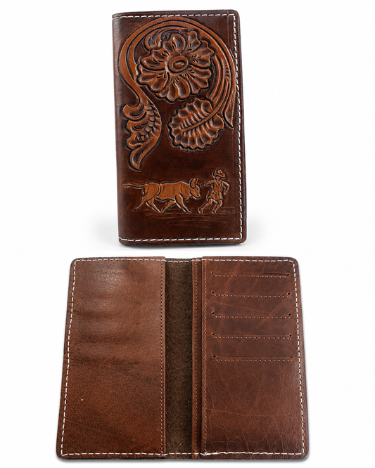 Custom Hand-Tooled Roper Wallet