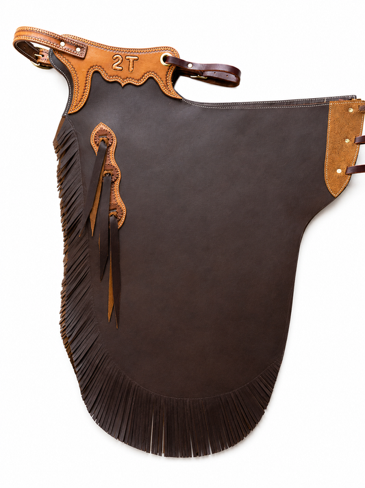 Custom Hand-Tooled Chinks